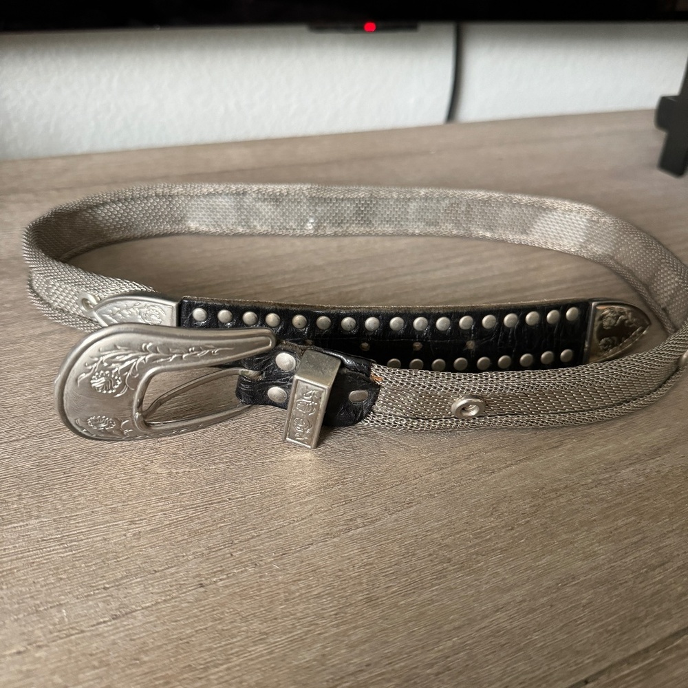NANNI Made in Italy Vintage Designer Belt. Size 80/32.